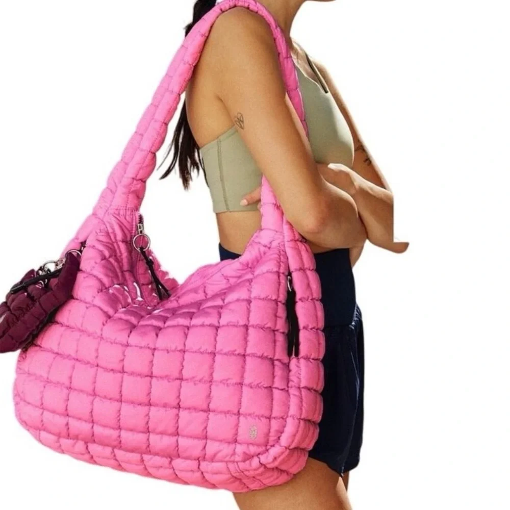 Free People Quilted Carryall Bag - Picture 4 of 8